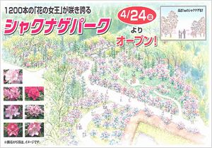 東武ワールドスクウェアに「シャクナゲパーク」開園