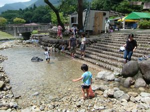 魚のつかみ取り開催中♪