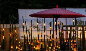 湯西川温泉　竹の宵まつり