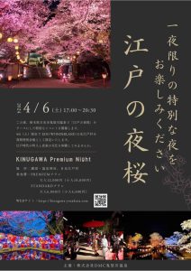 一夜限りの特別な夜～江戸の夜桜～