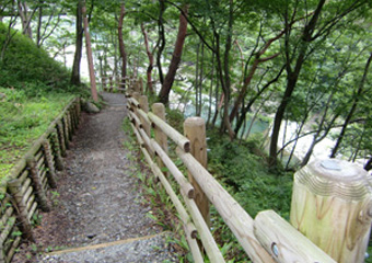 大滝河川遊歩道