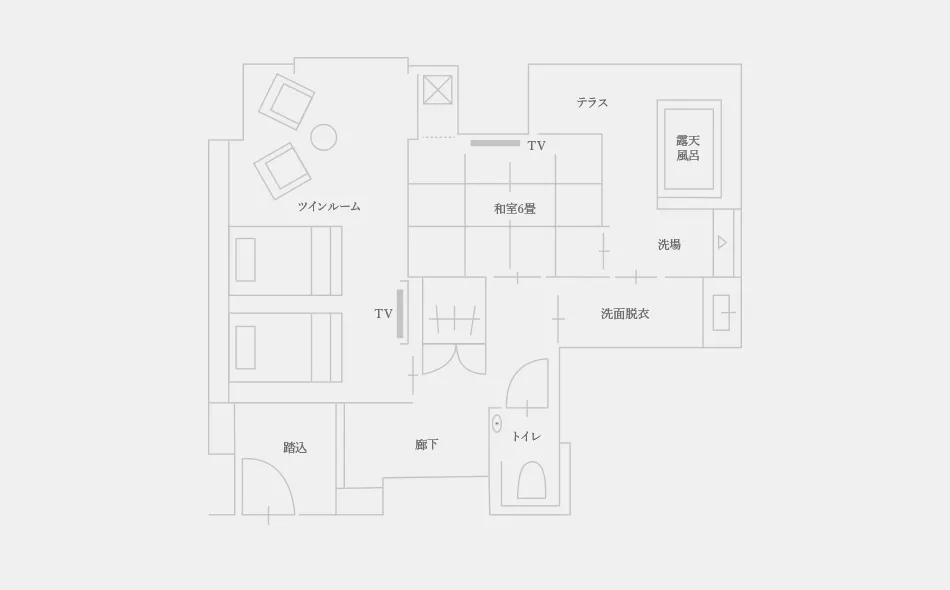 お部屋の間取り